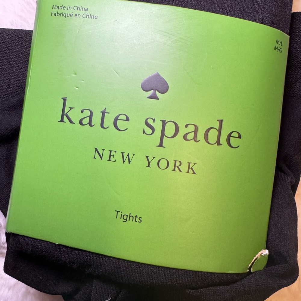Kate Spade Black Tights Packaging